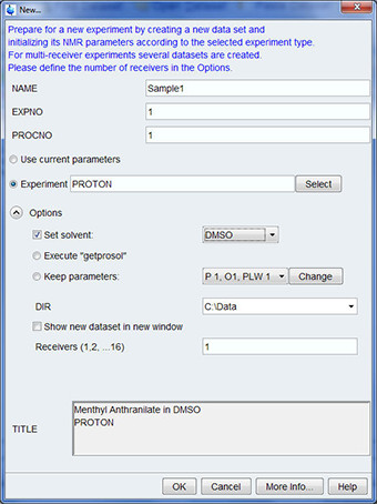 New Dataset Window