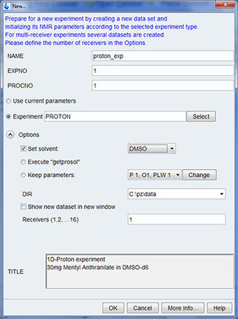 Proton Dataset Window